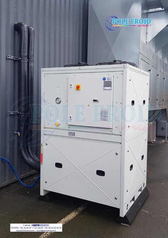 Groupe d'eau glacée pour une installation de froid industriel