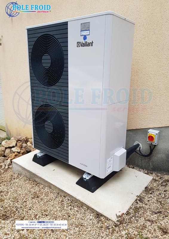 Pompe à chaleur pour particulier marque Vaillant